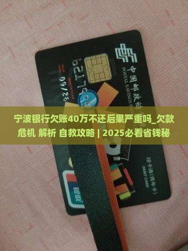 宁波银行欠账40万不还后果严重吗
