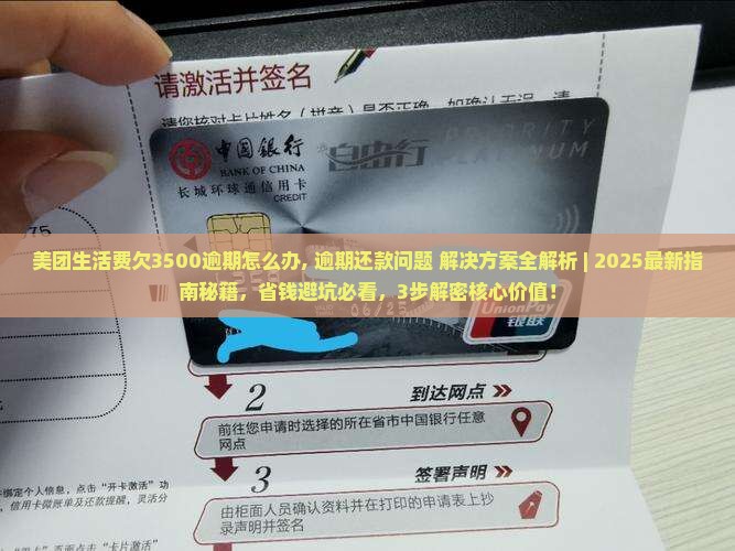 美团生活费欠3500逾期怎么办 美团生活费欠3500逾期怎么办