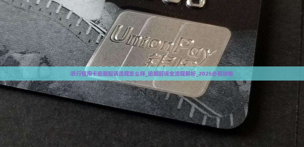 农行信用卡逾期起诉流程怎么样