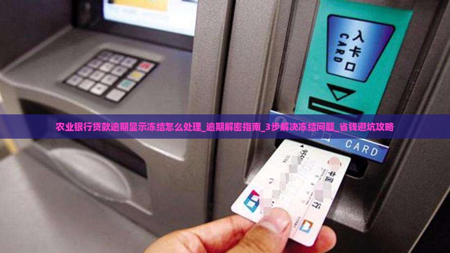 农业银行贷款逾期显示冻结怎么处理 农业银行贷款逾期显示冻结怎么处理