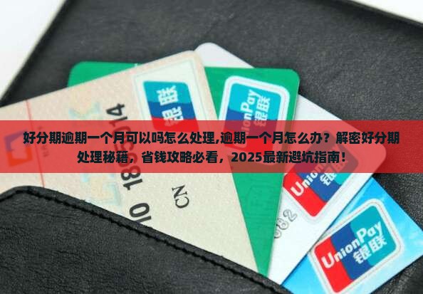 好分期逾期一个月可以吗怎么处理