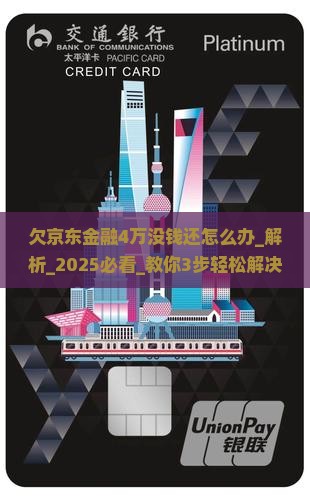 欠京东金融4万没钱还怎么办