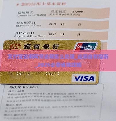 支付宝逾期网贷逾期怎么处理