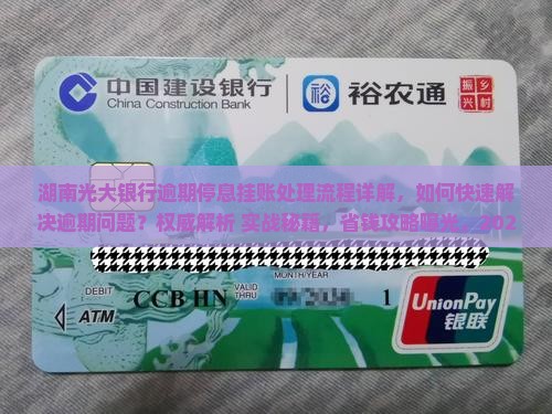 湖南光大银行逾期停息挂账处理流程详解
