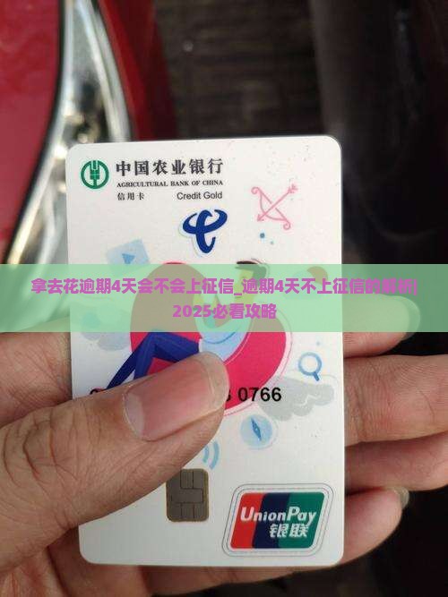 拿去花逾期4天会不会上征信