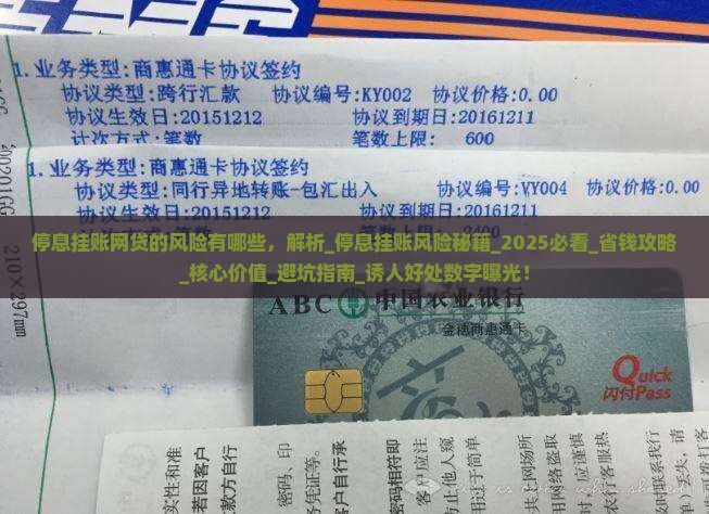停息挂账网贷的风险有哪些