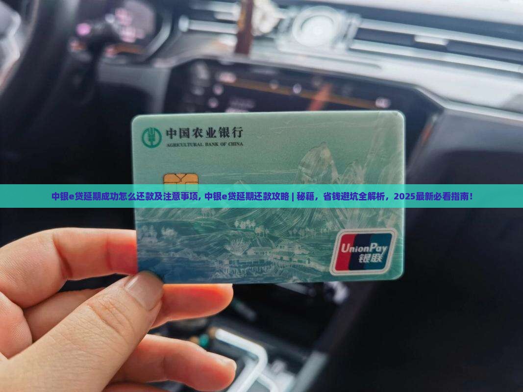 中银e贷延期成功怎么还款及注意事项 中银e贷延期成功怎么还款及注意事项