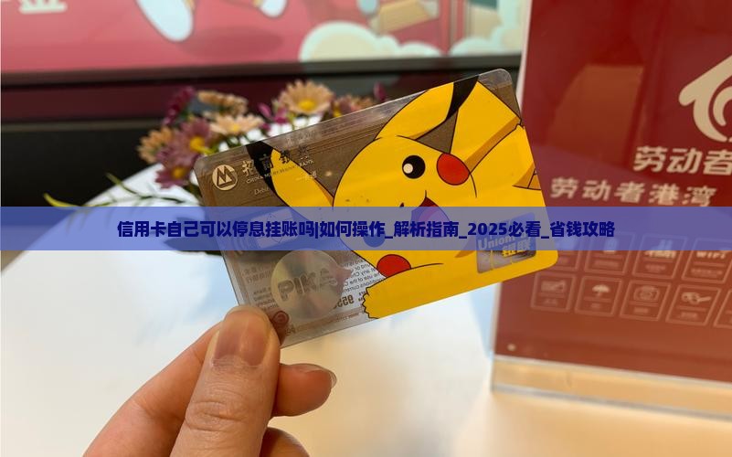 信用卡自己可以停息挂账吗如何操作