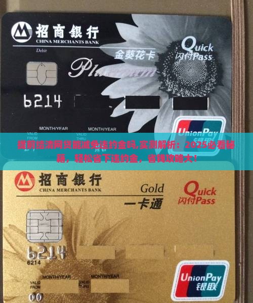 提前结清网贷能减免违约金吗
