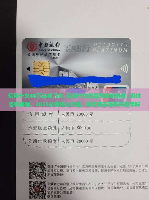 信用卡欠40万会判几年