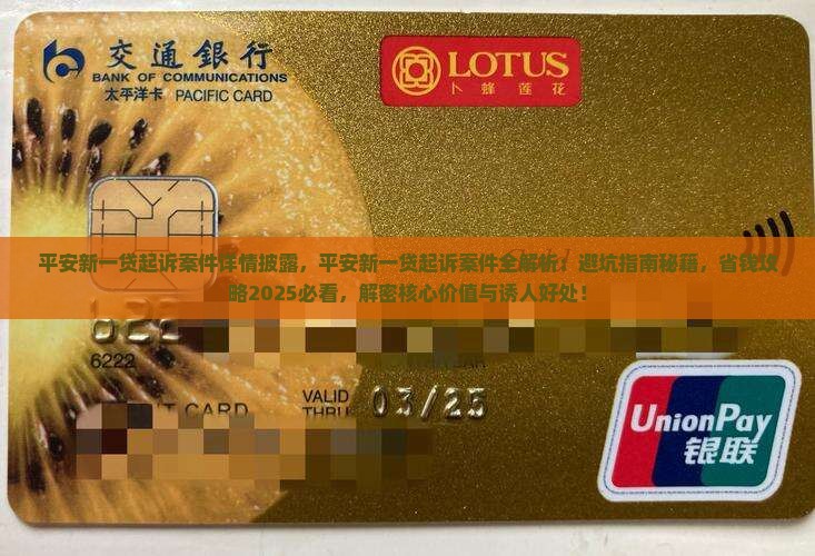 平安新一贷起诉案件详情披露