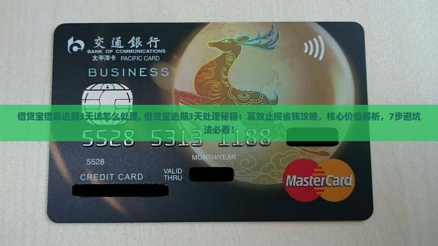借贷宝借条逾期3天该怎么处理
