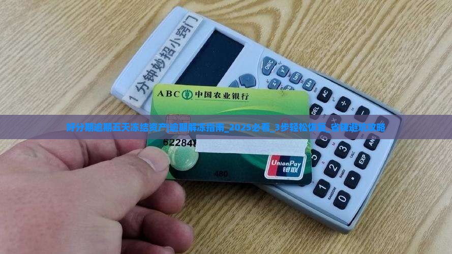 好分期逾期五天冻结资产怎么办