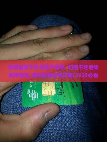 和信借款不还后果严重吗