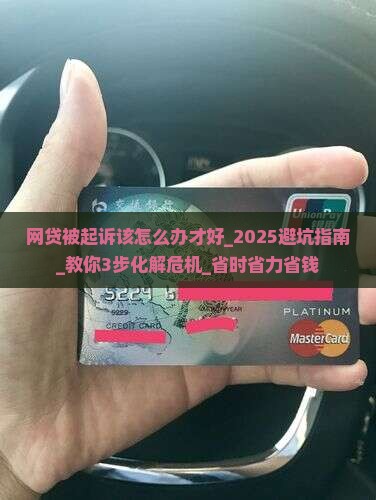 网贷被起诉该怎么办才好