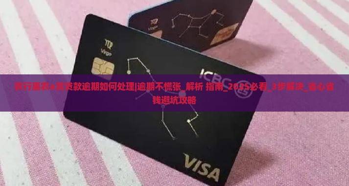 农行惠农e贷贷款逾期如何处理