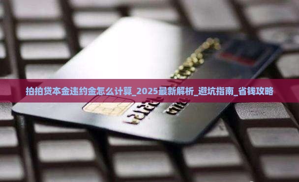 拍拍贷本金违约金怎么计算